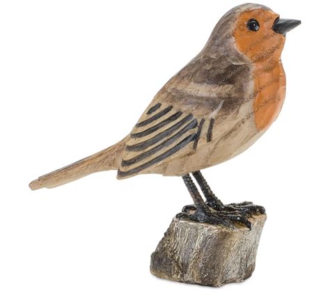 Melrose Bird On Stump Tabletop Figurine Set Of 2 425