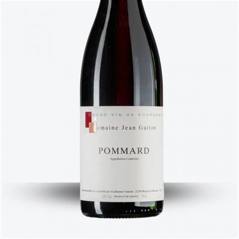 Domaine Jean Guiton Pommard 2020 L essence même du terroir millésime