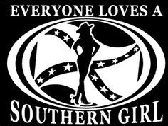 Southern Girl Decal Custom Windows Cars Trucks by flipsidegraphix, $13. ...