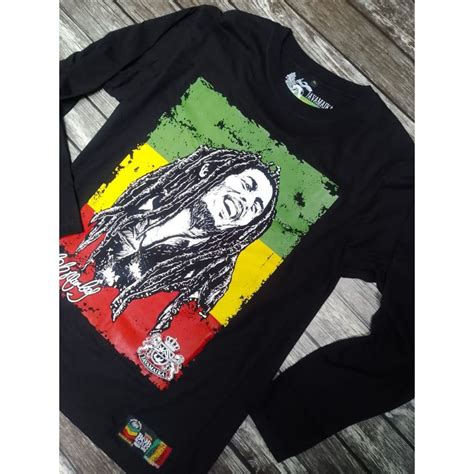 Jual Kaos Bob Marley Rasta Lengan Panjang Shopee Indonesia