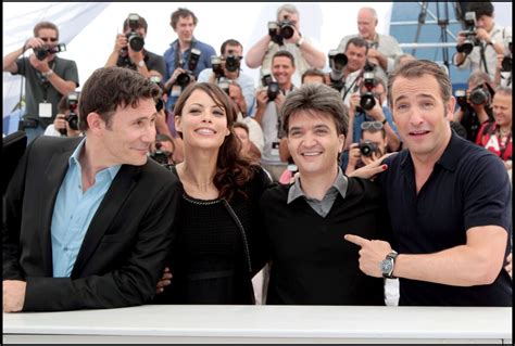 Photo Michel Hazanavicius B R Nice Bejo Thomas Langmann Et Jean