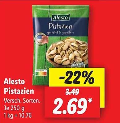 Alesto Pistazien Angebot Bei Lidl Prospekte De