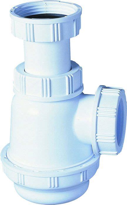 Siphon De Lavabo R Glable Avec Culot Court D Blanc E