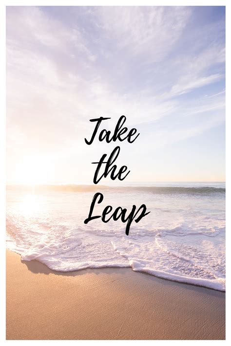 Take The Leap Chance Quotes Motivational Printables Buddhist Quotes