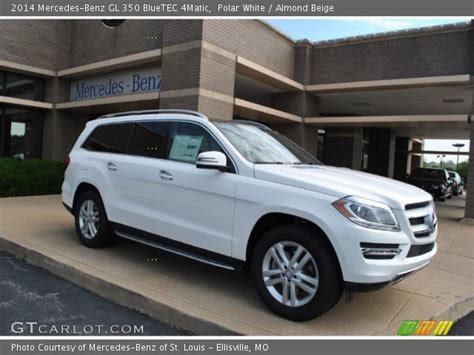 Polar White 2014 Mercedes Benz Gl 350 Bluetec 4matic Almond Beige Interior