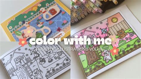 Asmr Color With Me Fructus Illustrations Volume Ohuhu Markers