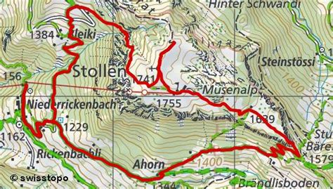 560a Rundwanderung Niederrickenbach Bleiki Musenalp Ahornalp