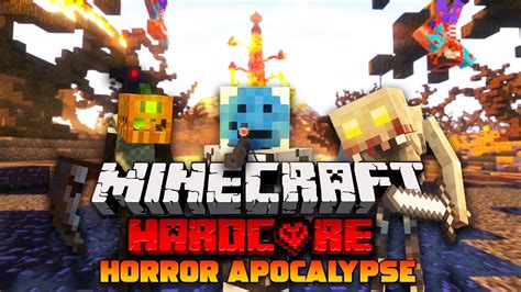 I Survived Days Of Hardcore Minecraft In A Horror Apocalypse And