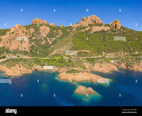 France Var Corniche De L Esterel Or Corniche D Or Saint Raphael Le