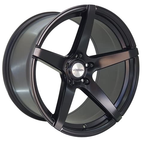 Jogo Rodas Vossen Ford Mustang Duas Talas Aro 18x9 10 5x114 Preto Semi