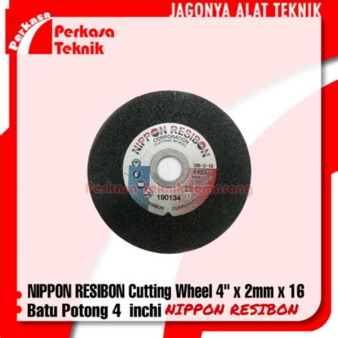 Jual Mata Gerinda Potong NIPPON RESIBON Batu Cutting Wheel 4 Inchi 4