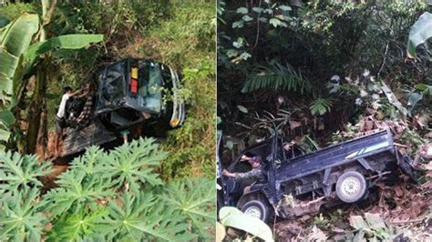 Kecelakaan Maut Tadi Pagi Mobil Pikap Rombongan Hendak Hajatan Terjun