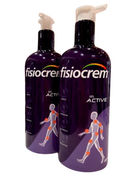 Pack 2 Uds Fisiocrem Gel Active XXL 600 Ml Uriach