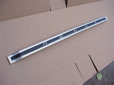 Dodge Mopar Nos Dart Trunk Finish Panel Moulding Ebay