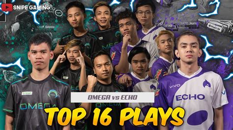 OMEGA Vs ECHO Top 16 Plays Of The Game MPL PH S8 Playoffs Day 1 YouTube