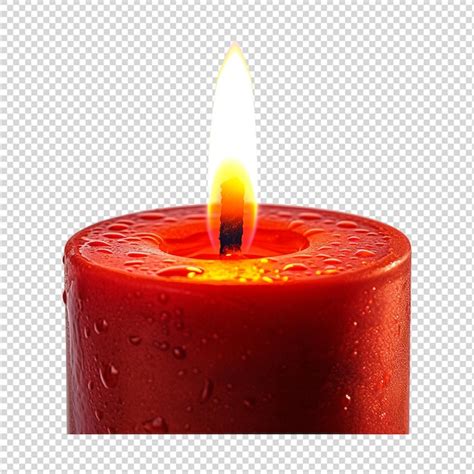 Premium Psd Candle Isolated On White