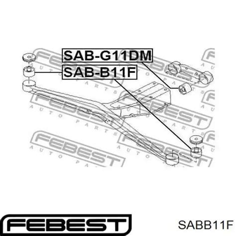 516006 GSP silentblock suspensión cuerpo del eje trasero delantero