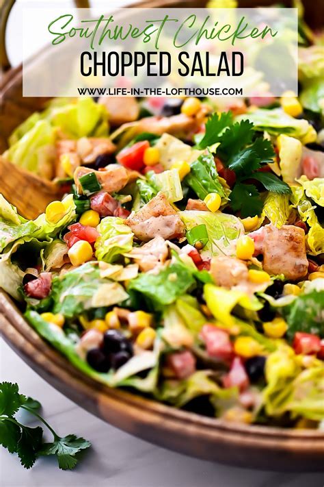 Southwest Chicken Chopped Salad