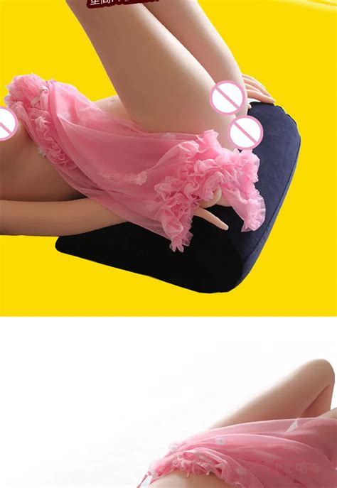 Inflatable Sex Wedge Pillow Positions Love Cushion Aid Triangle Toy Sex Long Pillow For Couple