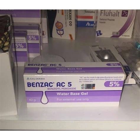 New Benzac Ac Gel G Benzoyl Peroxide Acne Pimple Galderma France