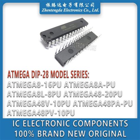 ATMEGA8 16PU ATMEGA8A PU ATMEGA8L 8PU ATMEGA48 20PU ATMEGA48V 10PU