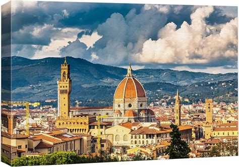 Aazaqtin Canvas Prints Wall Art View On Florence And Duomo Cathedral