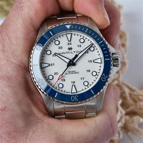 Hands On The New Hamilton Khaki Navy Scuba Auto Mm Silver Dial