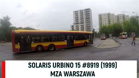 Solaris Urbino 15 8919 1999 Mza Warszawa Przejazd 128 Szczęśliwice