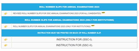 Fbise Class 9th 10th Roll Number Slips 2023 Ssc 1 And 2 Annual