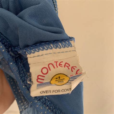 Blue Vintage 90s Monterey Bikini Top Bits Like A Depop