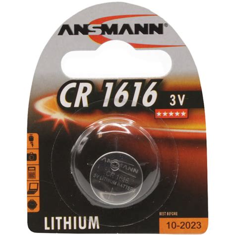 Ansmann CR1616 3V Lithium Battery 5020132 B&H Photo Video