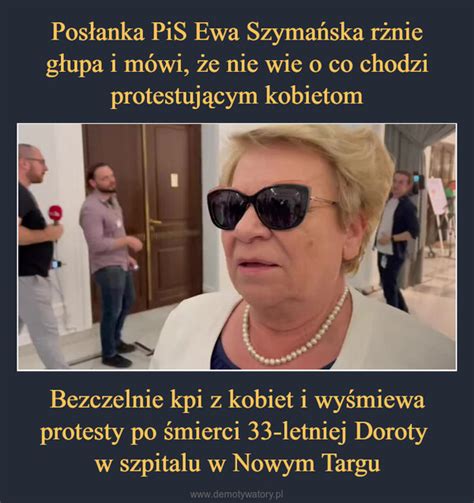 Pos Anka Pis Ewa Szyma Ska R Nie G Upa I M Wi E Nie Wie O Co Chodzi