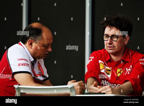 Alfa Romeo Racing Team Principal Mattia Binotto Hi Res Stock