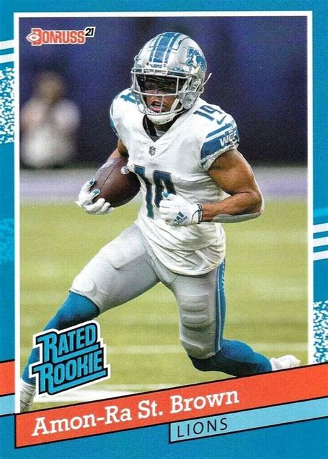 Amon Ra St Brown 2021 Donruss 284 Base Price Guide Sports Card Investor