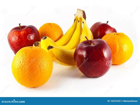 Mele E Banane Degli Aranci Immagine Stock Immagine Di Consumo 19237633