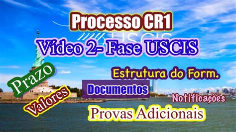 V Deo Fase Uscis Processo Cr Custo Prazo Site Estrutura