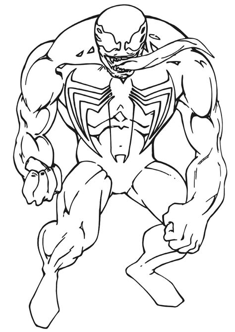 60 Symbiote Spiderman Coloring Pages Best Coloring Pages Printable