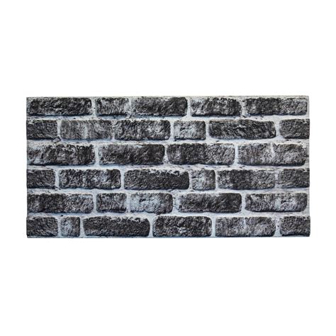 Dundee Deco D Wall Panels Brick Effect Cladding Charcoal White