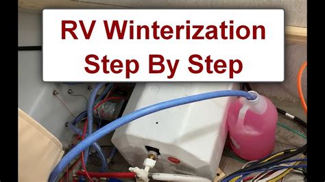 RV Winterization Step By Step Process YouTube