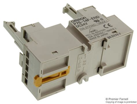 P S F End Dc Omron Industrial Automation Base Para Relevador