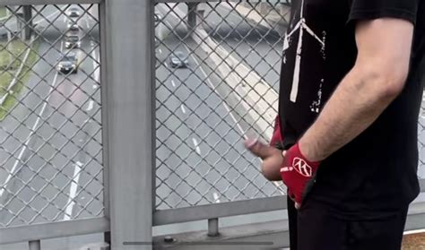 Daddy Jerks Off In Public Above Daytime Traffic Gay Big Cock Porn Feat BBMike XHamster
