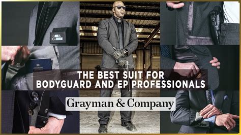 The Best Suit For Bodyguard And EP Professionals Grayman Company