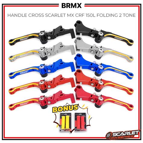 Jual Handle Tuas Rem Scarlet Folding 2 Tone Full CNC CRF 150L KLX 150