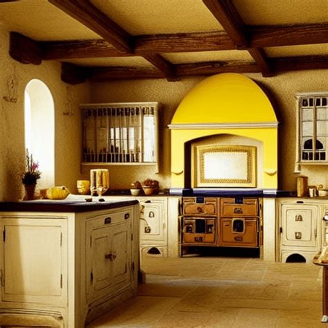 Beautiful Old Castle Kitchen · Creative Fabrica