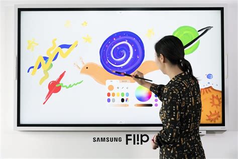 Samsung Flip 2 2019 Una Pizarra Interactiva De 65 Con Un Nivel De