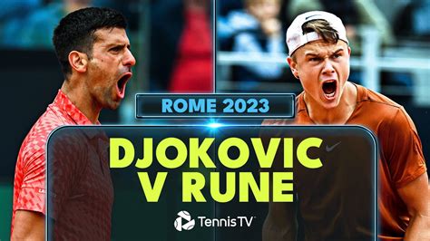 Novak Djokovic vs Holger Rune Highlights | Rome 2023 - Win Big Sports