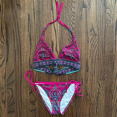 Y K Vintage Victorias Secret Bikini Set Etsy