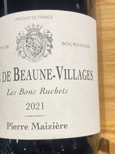 Pierre Maizi Re Les Bons Ruchets C Te De Beaune Villages Vivino Us