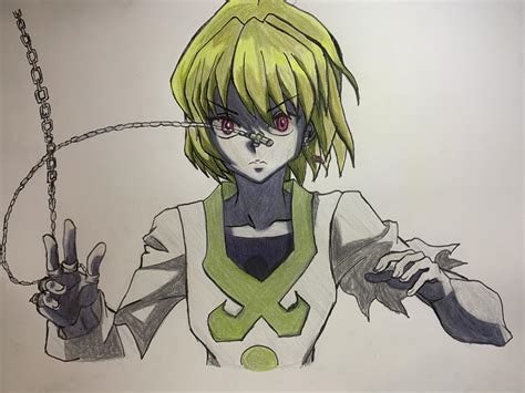 I Drew Kurapika During His Fight With Uvo R Hunterxhunter