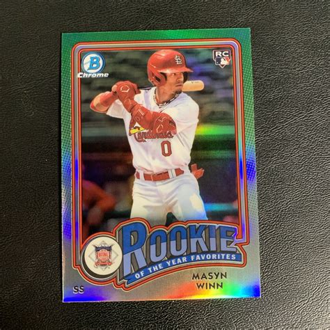 2024 Bowman Chrome MASYN WINN Rookie Of The Year Favorites RC ROY 3